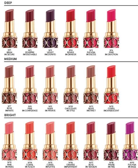 lipstick ysl 13|YSL lipstick color chart.